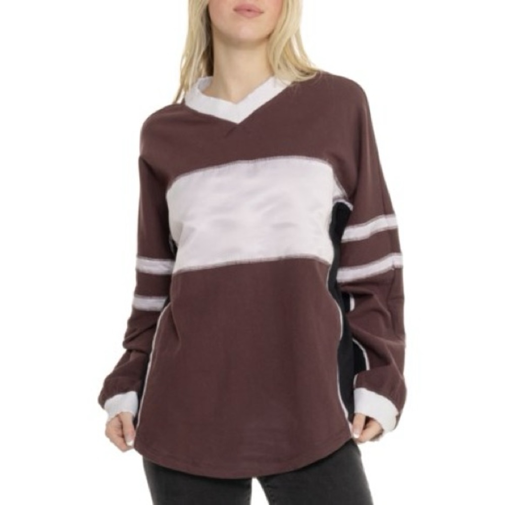 NWT Free People Rugby Ready Layer Shirt